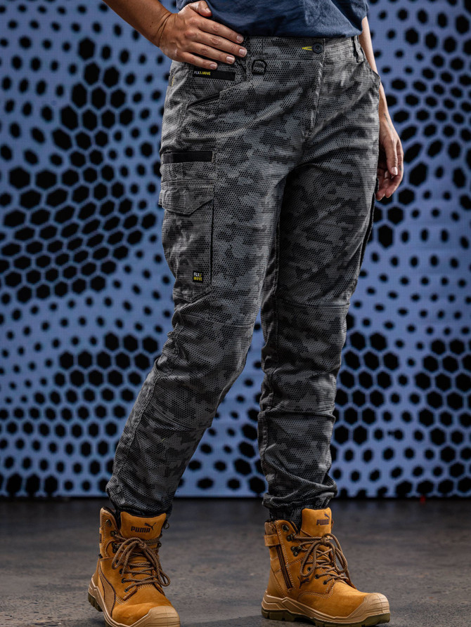 Women's Flx & Move Stretch Camo Cargo Pants - Limited Edition