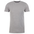 A grey men's CVC crew t-shirt displayed against a plain background, featuring short sleeves and a casual fit.