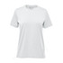 A light green women's t-shirt with short sleeves. The shirt has a simple design and includes a logo.