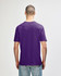 A purple Gildan Softstyle adult T-shirt displayed from the back, featuring a simple design.