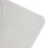 A white desk mat with a soft texture and rounded corners for an office or business setting.