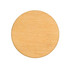 A round bamboo coaster with a smooth surface and natural wood finish. It has no visible branding.