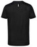 A black men's ultra-lightweight performance short-sleeve tee, featuring a back design with a small cutout.