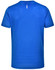 A blue men's ultra lightweight performance short sleeve tee with a simple design and a logo on the back.