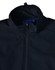 A black Ladies Softshell Hi-Tech Jacket featuring a high collar and a zippered front. It has a logo on the fabric.