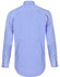 A blue and white gingham check men's roll-up long sleeve shirt, featuring a button-up design and a branding logo.