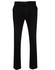 Men's chino pants in black, featuring a classic cut and subtle branding on the waistband.