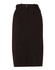 A women's A-line utility skirt in dark brown, featuring a waistband and pockets, made from poly/viscose stretch twill.