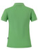A women's polo shirt in vibrant green with a fitted design and a small logo on the side.