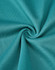 A close-up of teal fabric, showcasing a smooth, textured surface ideal for polo shirts. The image features a logo.