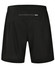 Black adults' sports shorts made of bamboo charcoal material, featuring an elastic waistband and a small logo.