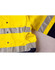 Hi-Vis long sleeve shirt in bright yellow with reflective 3M tape detailing, featuring a navy blue bottom.