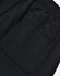 A close-up view of a black poly/cotton terry sweat pant, highlighting a back pocket detail.