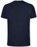A unisex cotton t-shirt in navy blue, featuring a plain back and no visible branding.