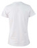 A white semi-fitted cotton t-shirt for ladies, featuring short sleeves and a plain back.