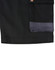 Unisex utility stretch cargo work shorts in black with multiple pockets and a logo.
