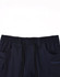 Navy unisex cotton stretch drill work shorts with an elastic waistband and multiple pockets. Features a logo.