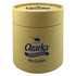 A drink bottle in a small, cylindrical gift tube made of brown cardboard, featuring a logo and blue text.