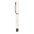 An Avalanche pen in cream with a black trim and a clip, featuring a sleek, minimalist design.