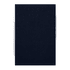 A navy blue gym towel with a textured surface, featuring a logo. Suitable for leisure and outdoor activities.