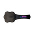 A black pet food scoop with a paw print design and a logo featuring "Willow Animal Clinic."