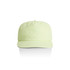 A pale green cap with a relaxed fit and a logo on the front.