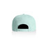 A mint green cap featuring an adjustable strap at the back and a logo on the side.