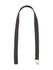 A dark grey bib apron strap with a fastening clip. The strap is long and flat in design.