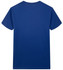 A blue Saharah dryfit tee shirt with a plain back and a logo on one side.