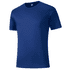 A navy blue Saharah dryfit t-shirt featuring a simple design and a logo. Ideal for casual wear.