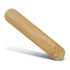 A bamboo nail file with a smooth, natural finish and rounded edges, featuring a light brown colour.