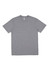 A grey men's short sleeve tee with a standard crew neck and a small logo on the label.