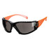 Wrap Around Plus Spectacle in black with orange accents, featuring wrap-around lenses for protection.