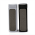 Two rectangular screen cleaning devices, one white and one black, each with a grey cleaning surface and a logo.