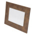 A 5x7 photo frame in a brown, textured material with a white inner border. It features a simple logo.