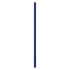 A reusable drink straw in a rich blue colour, showcasing a sleek and simple design. It features a branding logo.