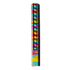A 30cm popper ruler featuring a colourful abstract design with multiple popping buttons along the side.