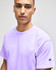 A lavender short sleeve t-shirt for adults with a logo on the sleeve.