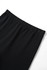 Black girl's cotton spandex shorts with an elasticised waistband, featuring a simple design and no visible logos.