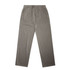 Faded cuffless track pants in a light grey colour, featuring an elastic waistband and two side pockets.