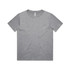 A grey Kids Block Tee featuring a round neck and short sleeves, with a logo on the tag.