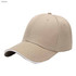 A creamy beige cap with a six-panel design and a curved brim, featuring a logo on the front.