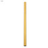 A gold stainless steel straw measuring 12mm x 215mm with a smooth finish and a branding logo.