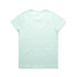 A light mint green T-shirt with a plain back and no visible designs or logos.