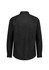 A black long sleeve shirt featuring a classic fit and buttoned cuffs, with a plain back design and a logo on the label.