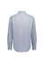 A long sleeve shirt in a blue and white check pattern, featuring a classic fit and a back view.
