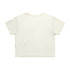 A light green crop tee with short sleeves and a simple design, featuring a logo on the back.