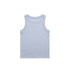 A light blue organic rib tank top with a simple design and no visible logos.