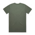 A green classic tee shirt featuring a simple design. The shirt has a relaxed fit and a smooth texture.
