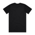A black Classic Tee with a plain back design. The shirt features short sleeves and a round neckline.